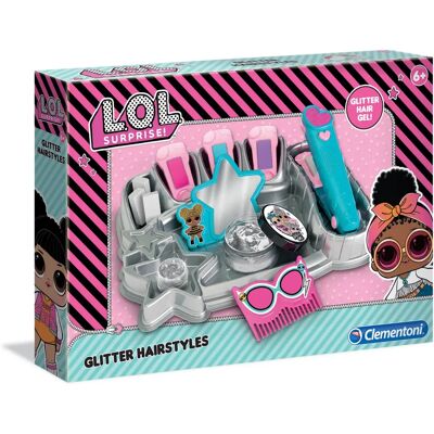 Clementoni 18547 Giocattolo di arte e artigianato - Acconciature con Glitter Clementoni 18547 Giocattolo di arte e artigianato - Acconciature con Glitter