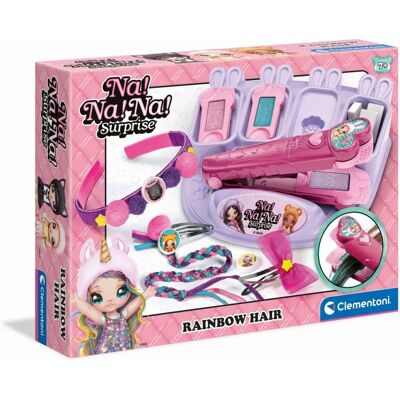 Clementoni 18657 Rainbow Hair Kids' Craft Set - Doll Accessory Clementoni 18657 Rainbow Hair Kids' Craft Set - Doll Accessory