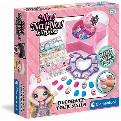 Clementoni 18659 Na Na Na Surprise Nail Art Set - Doll Accessory Clementoni 18659 Na Na Na Surprise Nail Art Set - Doll Accessory