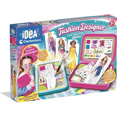 Clementoni - Idea Fashion Designer - Zabawka artystyczna i rękodzieło Clementoni - Idea Fashion Designer - Zabawka artystyczna i rękodzieło