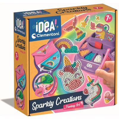 Clementoni 18746 Knutsel- en kunstspeelgoed - Sparkly Creations Fantasy Set Clementoni 18746 Knutsel- en kunstspeelgoed - Sparkly Creations Fantasy Set