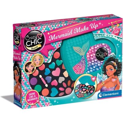Clementoni Crazy Chic Sjöjungfru Sminkset - För Barn Clementoni Crazy Chic Sjöjungfru Sminkset - För Barn