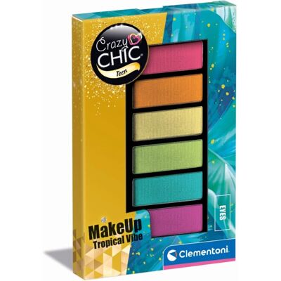 Clementoni Crazy Chic Tropical Vibe - Palette de maquillage pour enfants - Publicité Clementoni Crazy Chic Tropical Vibe - Palette de maquillage pour enfants - Publicité