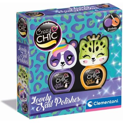 Vernis à ongles Clementoni Crazy Chic Lovely - Coffret de 2 - Publicité Vernis à ongles Clementoni Crazy Chic Lovely - Coffret de 2 - Publicité