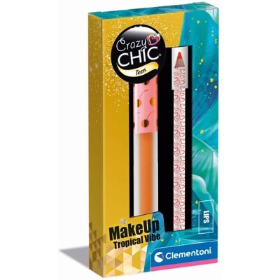 Clementoni Crazy Chic Gloss à lèvres et Crayon Tropical Vibe - Ensemble - Publicité Clementoni Crazy Chic Gloss à lèvres et Crayon Tropical Vibe - Ensemble - Publicité