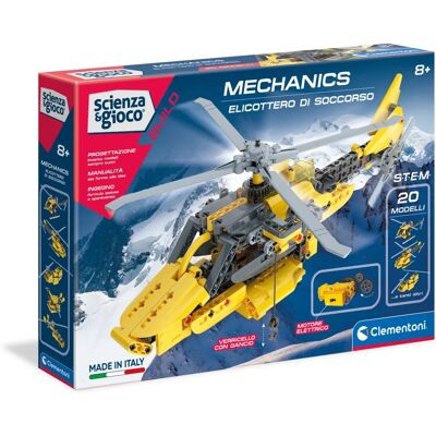 Clementoni 19176 Gioco di costruzione meccanica - Elicottero di soccorso - Scienza & Gioco Clementoni 19176 Gioco di costruzione meccanica - Elicottero di soccorso - Scienza & Gioco