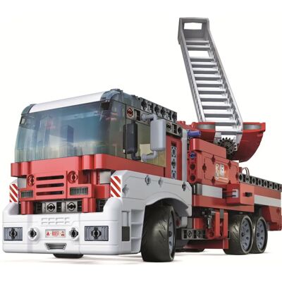 Clementoni 19181 - Meccanica Costruzioni Camion dei Pompieri - Gioco Educativo Scienza Clementoni 19181 - Meccanica Costruzioni Camion dei Pompieri - Gioco Educativo Scienza