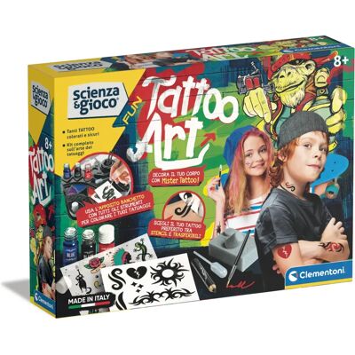 Clementoni 19254 Giocattolo di Arte e Craft - Tatuaggi per Bambini 8+ - Made in Italy Clementoni 19254 Giocattolo di Arte e Craft - Tatuaggi per Bambini 8+ - Made in Italy