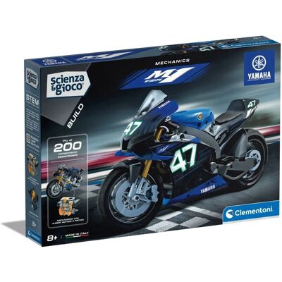 Kit de Construction Yamaha M1 de Clementoni - Véhicule de Science et Jeu - Publicité Kit de Construction Yamaha M1 de Clementoni - Véhicule de Science et Jeu - Publicité