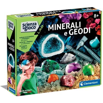 Kit Minéraux & Géodes Clementoni pour Enfants - Science & Éducation - Publicité Kit Minéraux & Géodes Clementoni pour Enfants - Science & Éducation - Publicité