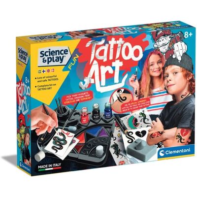 Clementoni Modello 78809 Arte e Fai da Te Set di Tatuaggi Clementoni Modello 78809 Arte e Fai da Te Set di Tatuaggi