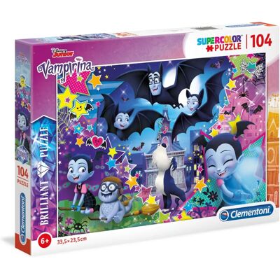 Clementoni Vampirina Puzzle - 104 Pieces - Multicolor Clementoni Vampirina Puzzle - 104 Pieces - Multicolor