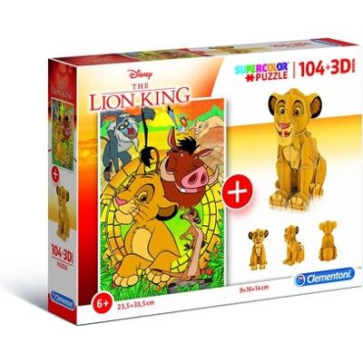 Clementoni Löwenkönig 3D Puzzle - Puzzle Clementoni Löwenkönig 3D Puzzle - Puzzle