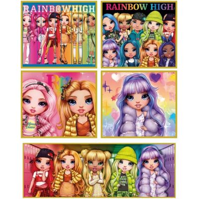 Clementoni Puzzle Rainbow High - Edukacyjna Gra 10w1 Clementoni Puzzle Rainbow High - Edukacyjna Gra 10w1