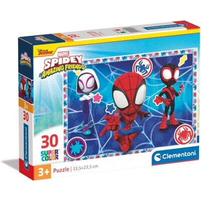 Quebra-cabeça Spidey 30 peças da Clementoni - Brinquedo ecológico para crianças Quebra-cabeça Spidey 30 peças da Clementoni - Brinquedo ecológico para crianças