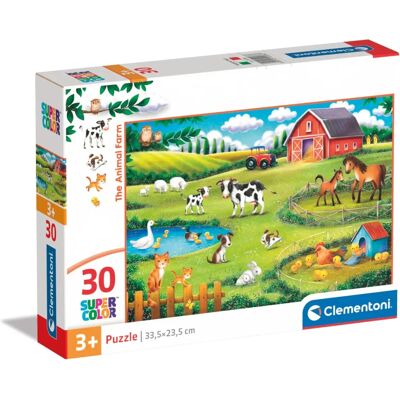 Clementoni Állattenyésztési Farm Puzzle - 30 Darab - Színes Clementoni Állattenyésztési Farm Puzzle - 30 Darab - Színes