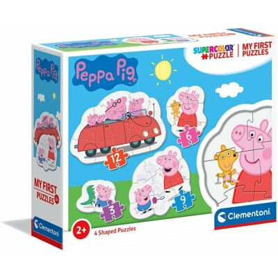 Clementoni Supercolor Puzzle - Shapes - 3 pcs - Cartoon Clementoni Supercolor Puzzle - Shapes - 3 pcs - Cartoon