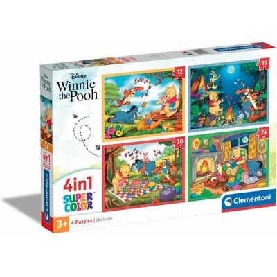 Clementoni Winnie the Pooh 4en1 Puzzle - Puzzle Clementoni Winnie the Pooh 4en1 Puzzle - Puzzle