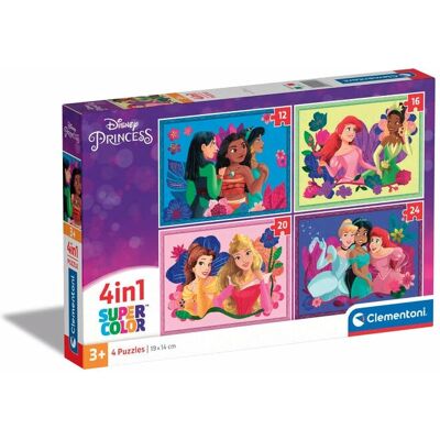 Clementoni Disney Prinzessinnen Puzzle - 4-in-1, 12-24 Stück Clementoni Disney Prinzessinnen Puzzle - 4-in-1, 12-24 Stück