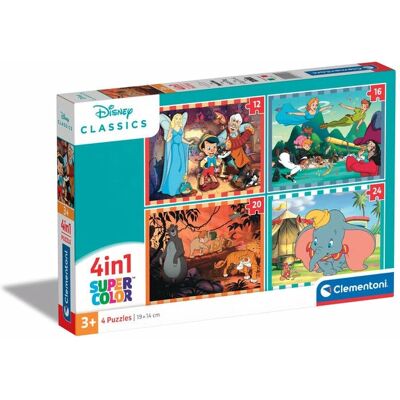 Clementoni Supercolor Disney Classics Puzzle 12 pièces - Puzzle Clementoni Supercolor Disney Classics Puzzle 12 pièces - Puzzle