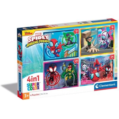 Clementoni Spidey & Hänen Uskomattomat Ystävänsä Palapeli - 12 kpl Clementoni Spidey & Hänen Uskomattomat Ystävänsä Palapeli - 12 kpl