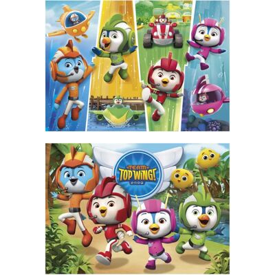 Puzzle Clementoni 21610 - Top Wing - 2x60 Pezzi Puzzle Clementoni 21610 - Top Wing - 2x60 Pezzi