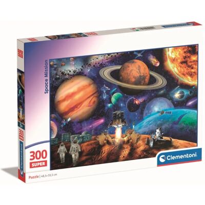 Clementoni Supercolor 21724 Puzzle - Mission Spatiale 300 pcs Clementoni Supercolor 21724 Puzzle - Mission Spatiale 300 pcs