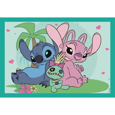Clementoni 21745 Puzzle - Disney Stitch 4 az 1-ben Clementoni 21745 Puzzle - Disney Stitch 4 az 1-ben