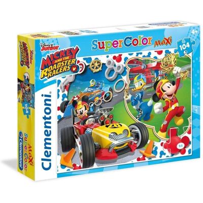 Clementoni Mickey Mouse Puzzle Maxi 104 Pieces - Puzzle Clementoni Mickey Mouse Puzzle Maxi 104 Pieces - Puzzle