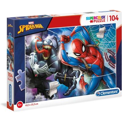 Clementoni Spider-Man 104 Teile Puzzle - Kinder, Bunte Bilder Clementoni Spider-Man 104 Teile Puzzle - Kinder, Bunte Bilder