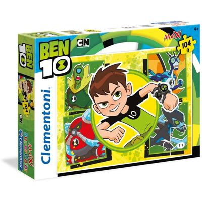 Clementoni 23717 Puzzle Supercolor - Ben Ten - 104 Pièces Maxi - Publicité Clementoni 23717 Puzzle Supercolor - Ben Ten - 104 Pièces Maxi - Publicité
