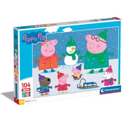 Clementoni Peppa Pig Maxi Puzzle 104 dílků - Verze 2 - 37 x 28.1 x 5.5 cm Clementoni Peppa Pig Maxi Puzzle 104 dílků - Verze 2 - 37 x 28.1 x 5.5 cm