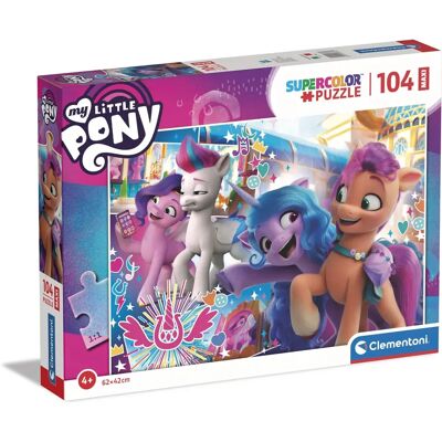 Puzzle Maxi My Little Pony de Clementoni - 104 pièces - 62x42cm - Publicité Puzzle Maxi My Little Pony de Clementoni - 104 pièces - 62x42cm - Publicité