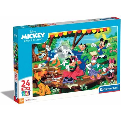 Clementoni Mickey Mouse Maxi Puzzle - 24 Pieces Clementoni Mickey Mouse Maxi Puzzle - 24 Pieces