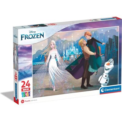 Clementoni Ice Kingdom Puzzle 2 Maxi - Palapeli 24 Palat Clementoni Ice Kingdom Puzzle 2 Maxi - Palapeli 24 Palat