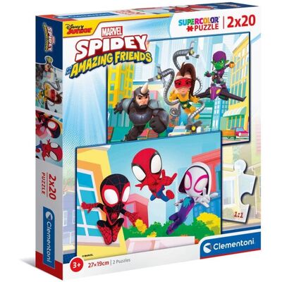 Clementoni Spidey & Hänen Hämmästyttävät Ystävänsä Palapeli - 20 palaa Clementoni Spidey & Hänen Hämmästyttävät Ystävänsä Palapeli - 20 palaa