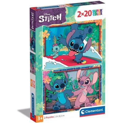Clementoni Disney Stitch Kirakós 2x20 darab - Kirakós Clementoni Disney Stitch Kirakós 2x20 darab - Kirakós