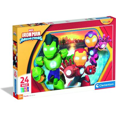 Clementoni 24829 Puzzle - 24 Pieces Maxi - Iron Man & Friends Clementoni 24829 Puzzle - 24 Pieces Maxi - Iron Man & Friends