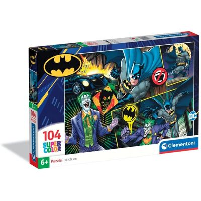 Clementoni Supercolor 25031 puzzle - Batman - 104 pièces - Puzzle en jigsaw - Comics Clementoni Supercolor 25031 puzzle - Batman - 104 pièces - Puzzle en jigsaw - Comics