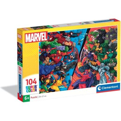 Clementoni Supercolor 25061 Puzzle - Puzzle de 104 pièces - BD Clementoni Supercolor 25061 Puzzle - Puzzle de 104 pièces - BD