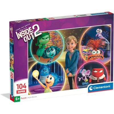 Clementoni 25066 Puzzle - Inside Out 2 - 104 darab Clementoni 25066 Puzzle - Inside Out 2 - 104 darab