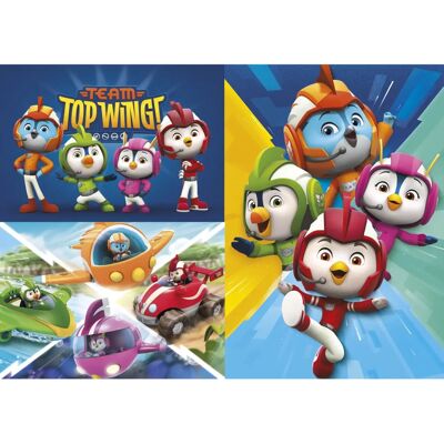 Clementoni 25241 - Puzzle 3X48 Pezzi - Top Wing - Puzzle Clementoni 25241 - Puzzle 3X48 Pezzi - Top Wing - Puzzle