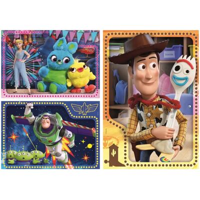 Clementoni 25242 Puzzle Toy Story 4 - 3x48 pièces - Publicité Clementoni 25242 Puzzle Toy Story 4 - 3x48 pièces - Publicité