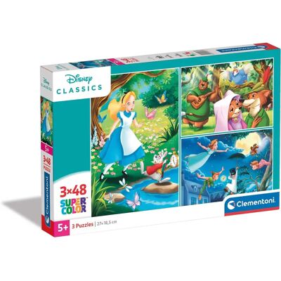 Ensemble de puzzles Disney junior Clementoni - 144 pièces, 3 puzzles - Publicité Ensemble de puzzles Disney junior Clementoni - 144 pièces, 3 puzzles - Publicité