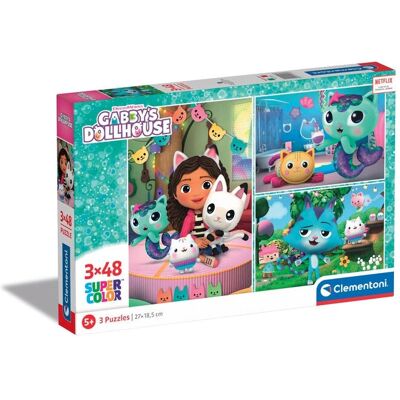 Clementoni Puzzle Contour Gabby’s Dollhouse - Puzzle Type - Publicité Clementoni Puzzle Contour Gabby’s Dollhouse - Puzzle Type - Publicité
