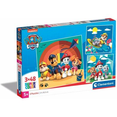 Ensemble de Puzzles Paw Patrol Clementoni - 3 Puzzle 48 Pièces Multi Couleurs Ensemble de Puzzles Paw Patrol Clementoni - 3 Puzzle 48 Pièces Multi Couleurs