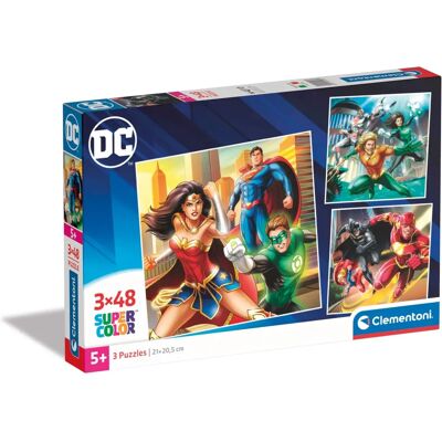 Clementoni Justice League 3-in-1 Puzzle - Mehrfarben Clementoni Justice League 3-in-1 Puzzle - Mehrfarben