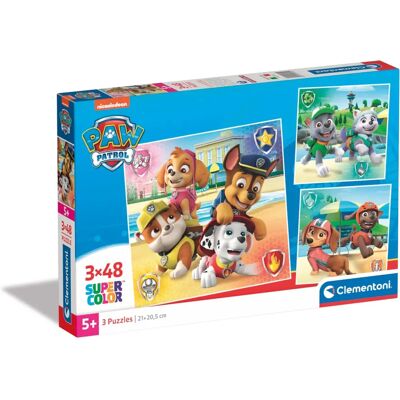 Puzzle 3-en-1 Clementoni Paw Patrol Puzzle 3-en-1 Clementoni Paw Patrol