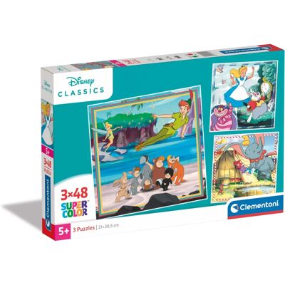 Clementoni Disney Puzzle-Set - 3-in-1, 48 Stk. Clementoni Disney Puzzle-Set - 3-in-1, 48 Stk.