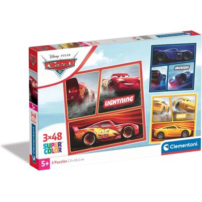 Clementoni Modell 25305 - Puzzle Cars 3X48db Clementoni Modell 25305 - Puzzle Cars 3X48db